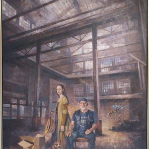 Format: 100×120 cm – Cena: 649.000 din – Ulje na platnu Slika Vase Dolovačkog „Novi dan“, rađena tehnikom ulje na platnu, 2019. godine, format 100×120 cm, cena 649.000 dinara.